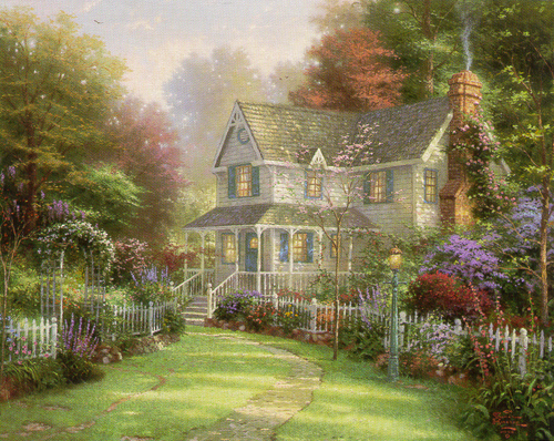 Victorian Garden
By Thomas Kinkade